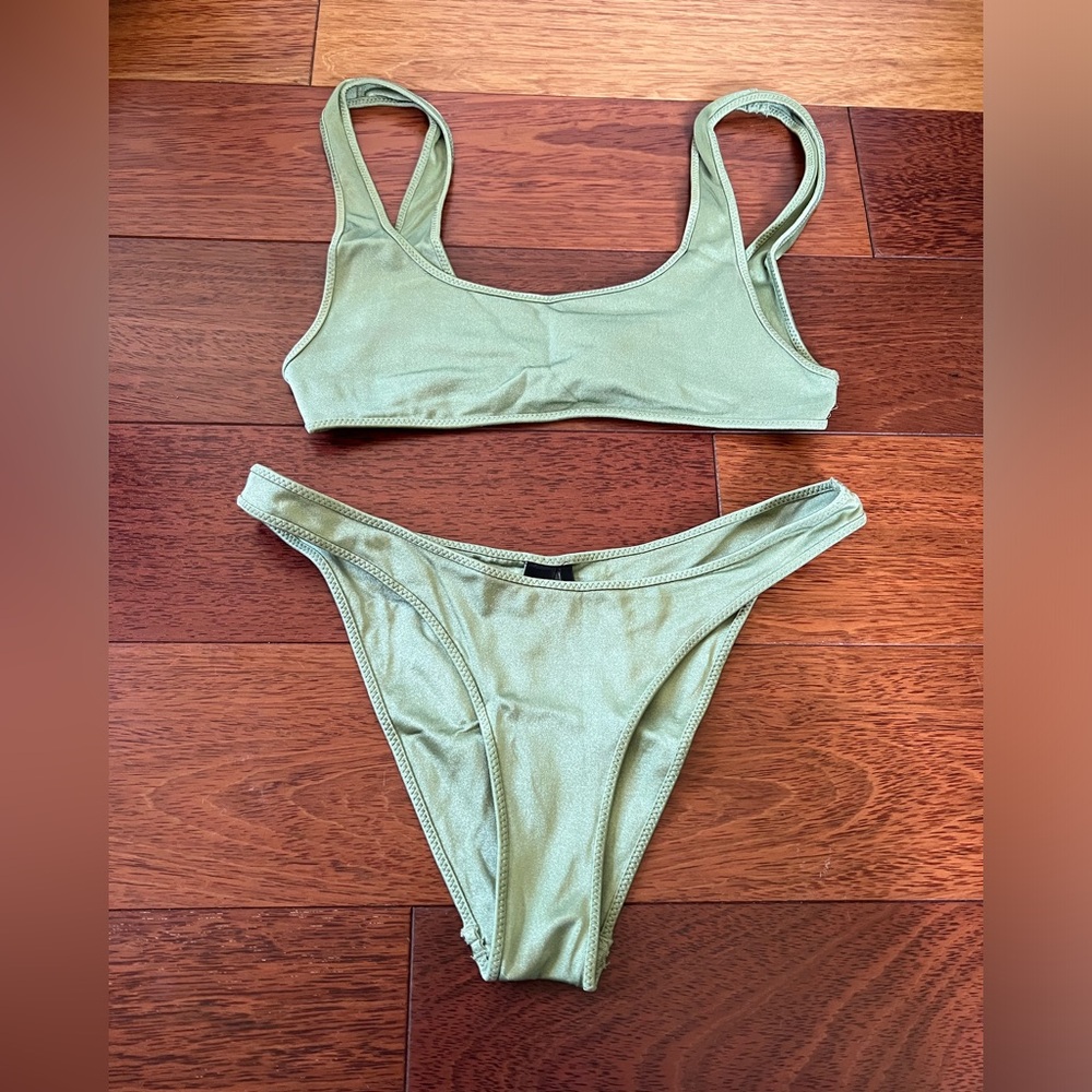 Green Triangl Bikini